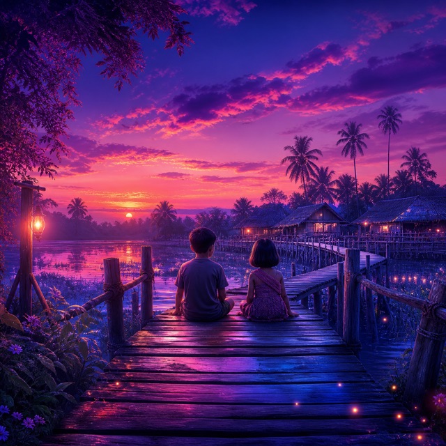 ปกเพลง สะพานไม้ปลายหมู่บ้าน