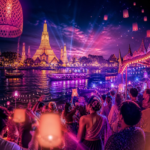 ปกเพลง แสงสีริมเจ้าพระยา