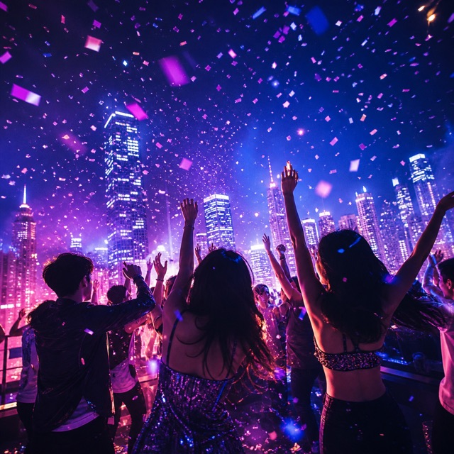 ปกเพลง Midnight Confetti